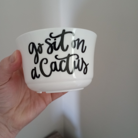 .Succulent, Cactus, Small Plants 4" Plastic Pot , Container, With Drain Holes, - Picture 2 of 4